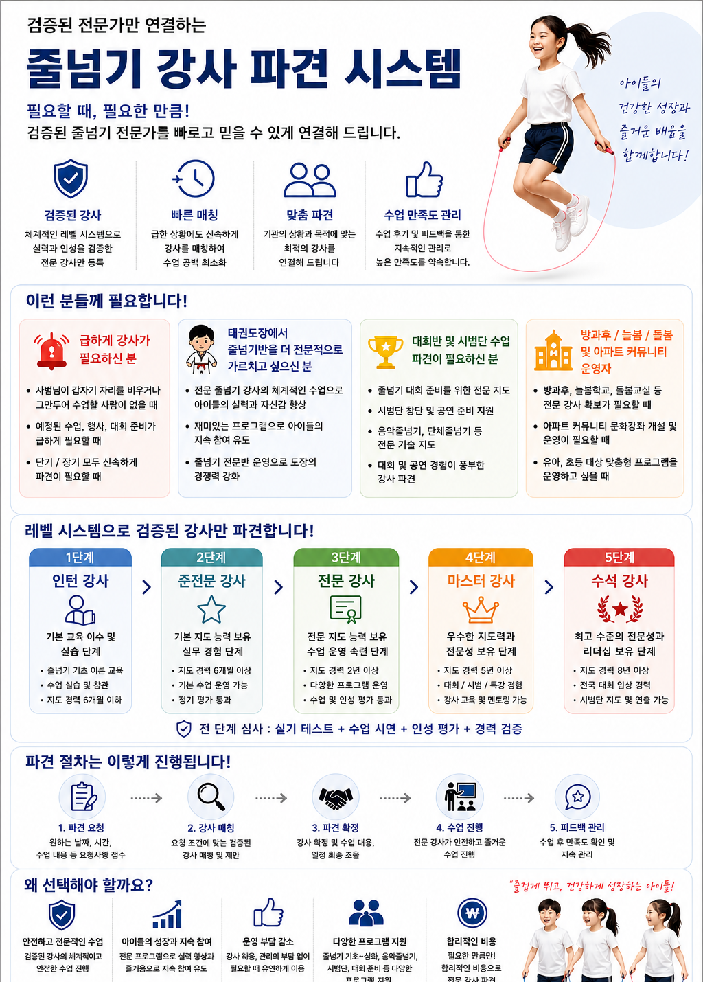 줄넘기 강사 파견 시스템 안내